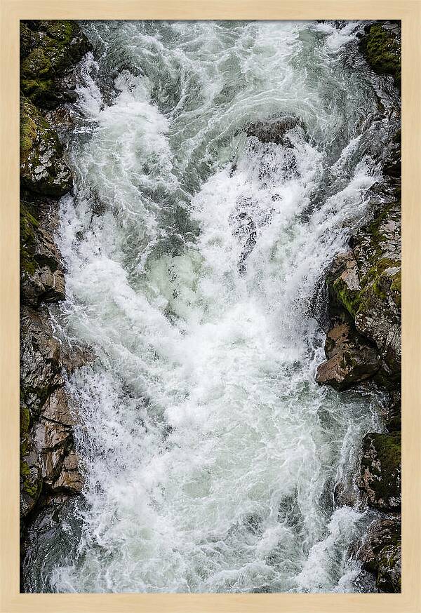 Topdown View Of River Rapids