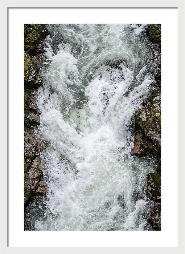 Topdown View Of River Rapids