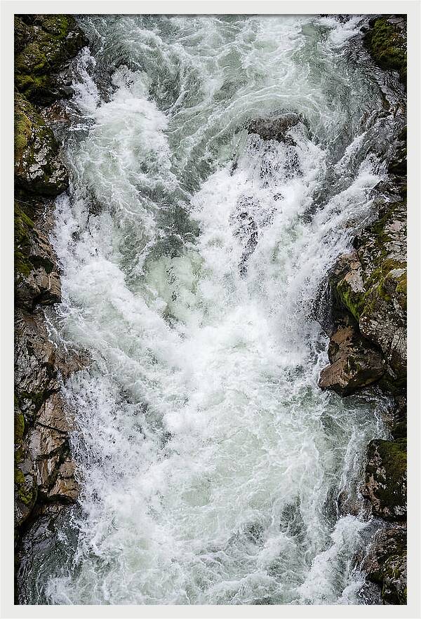 Topdown View Of River Rapids
