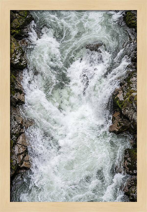 Topdown View Of River Rapids
