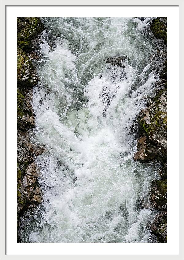 Topdown View Of River Rapids
