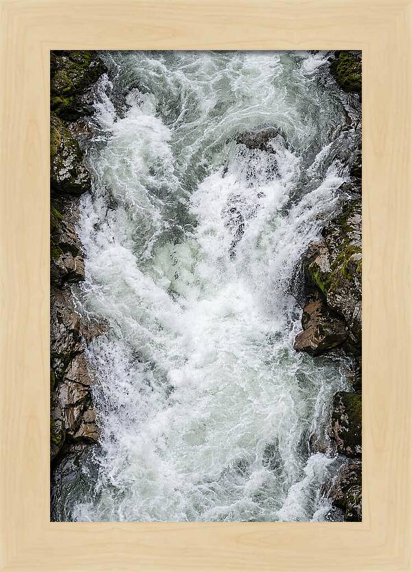 Topdown View Of River Rapids