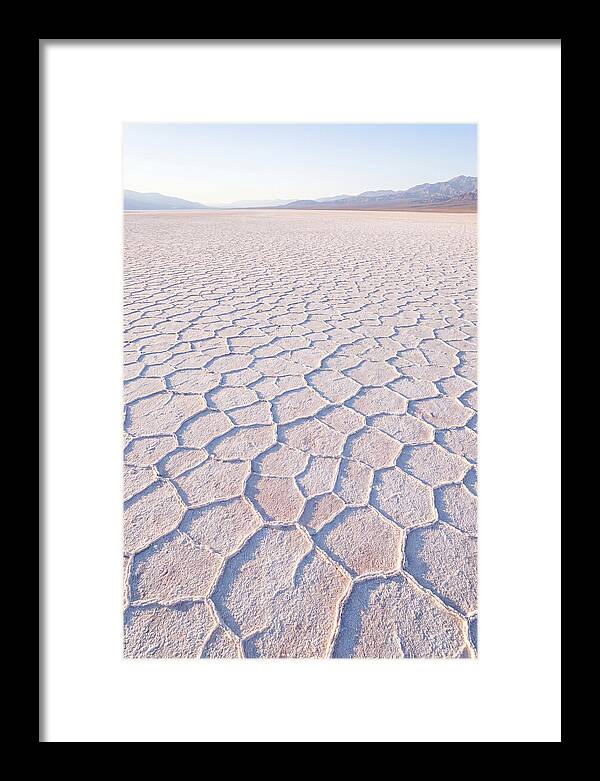 Topdown View Of Salt Flats
