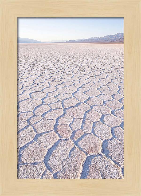 Topdown View Of Salt Flats