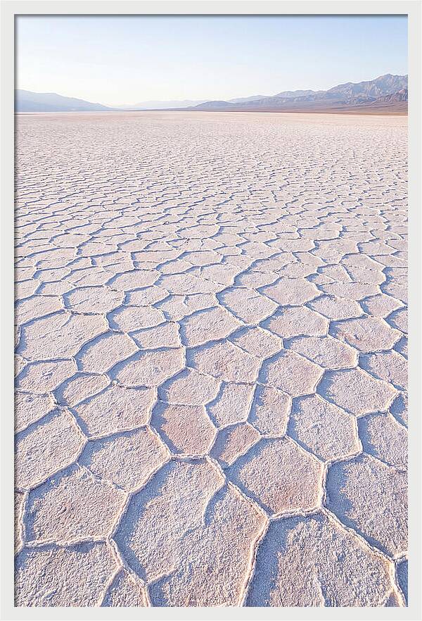 Topdown View Of Salt Flats