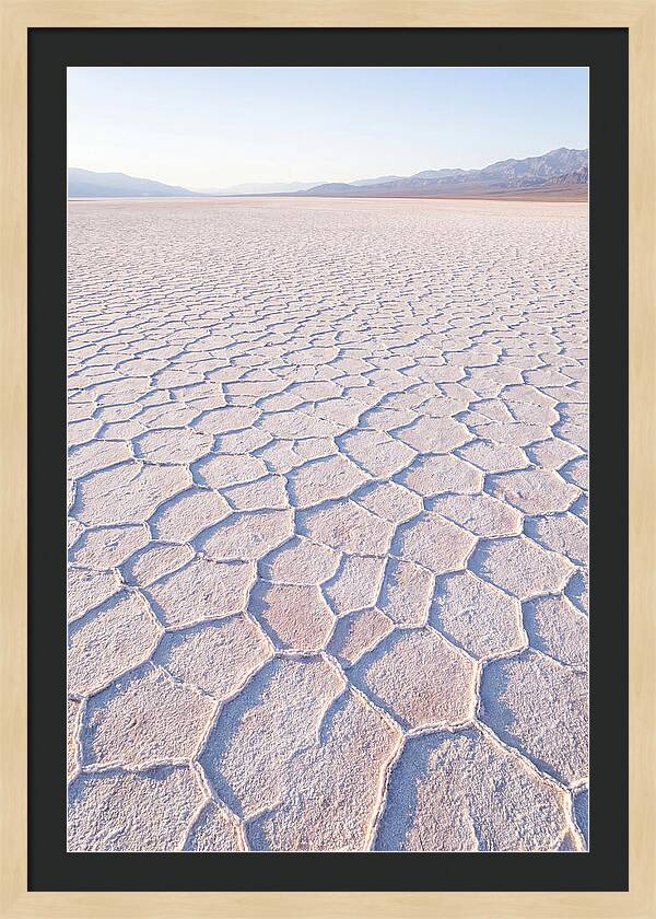 Topdown View Of Salt Flats