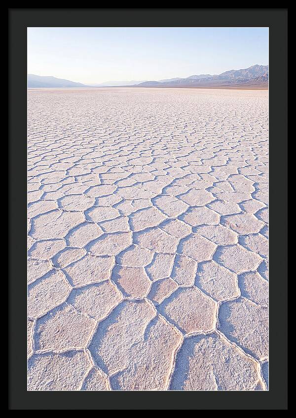 Topdown View Of Salt Flats