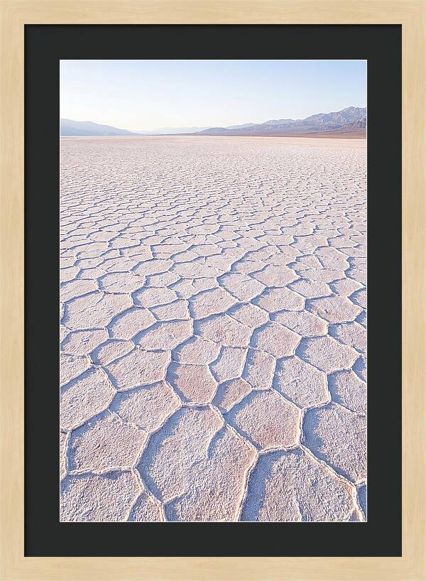 Topdown View Of Salt Flats