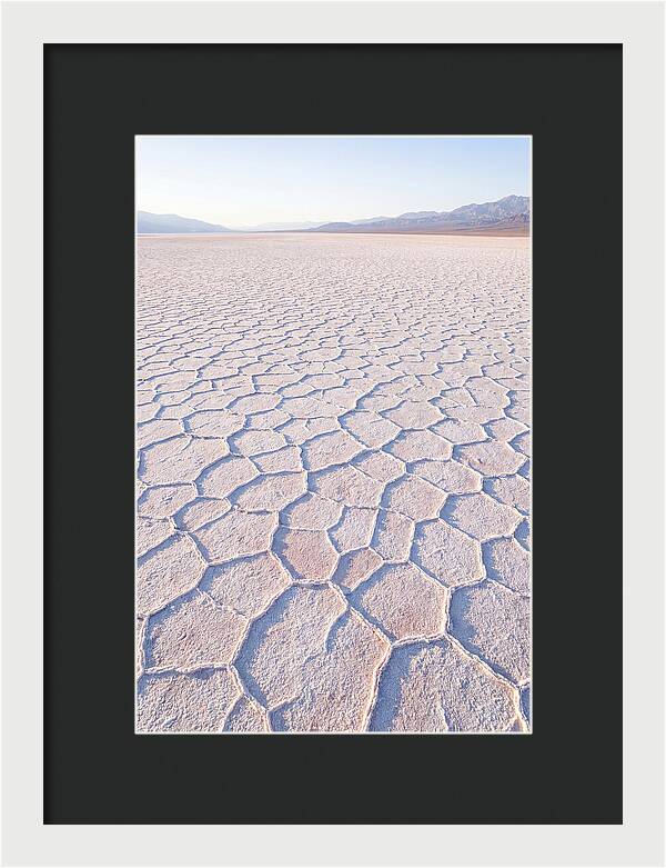 Topdown View Of Salt Flats
