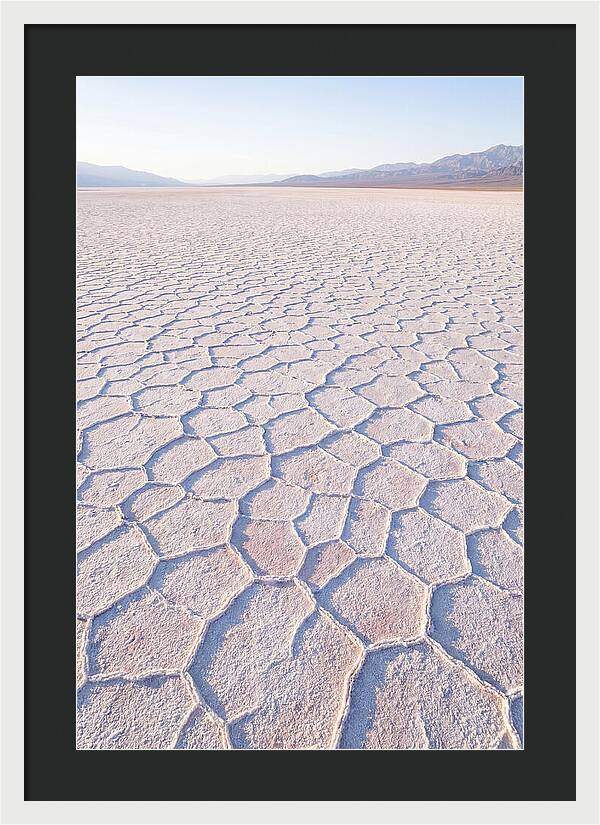 Topdown View Of Salt Flats