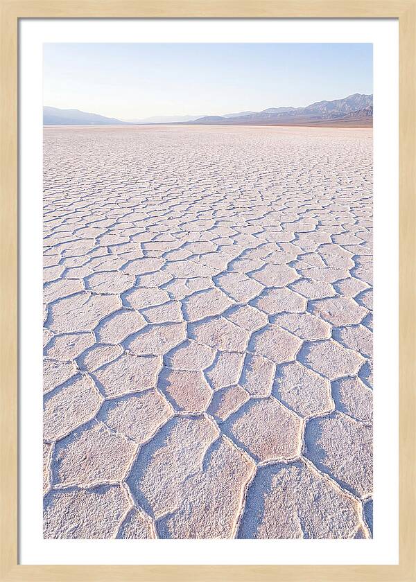 Topdown View Of Salt Flats