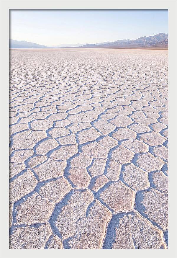 Topdown View Of Salt Flats