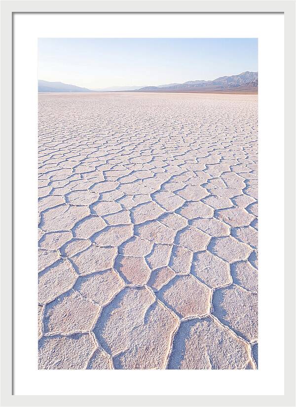 Topdown View Of Salt Flats