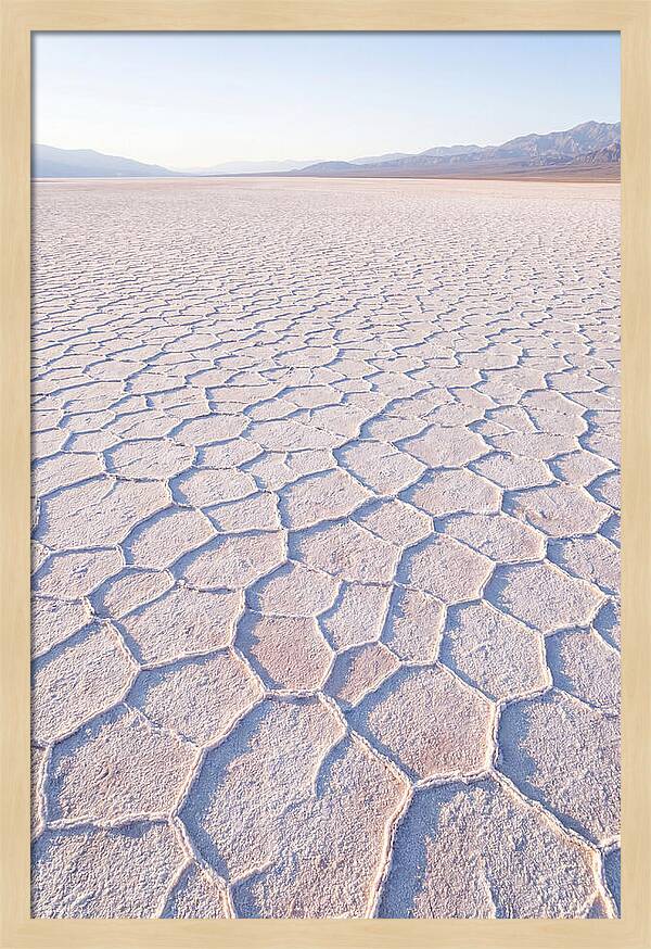 Topdown View Of Salt Flats