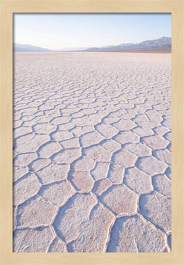 Topdown View Of Salt Flats