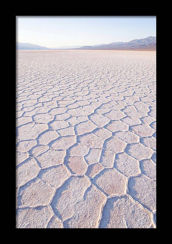 Topdown View Of Salt Flats