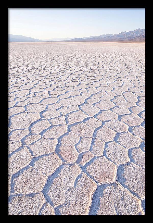 Topdown View Of Salt Flats