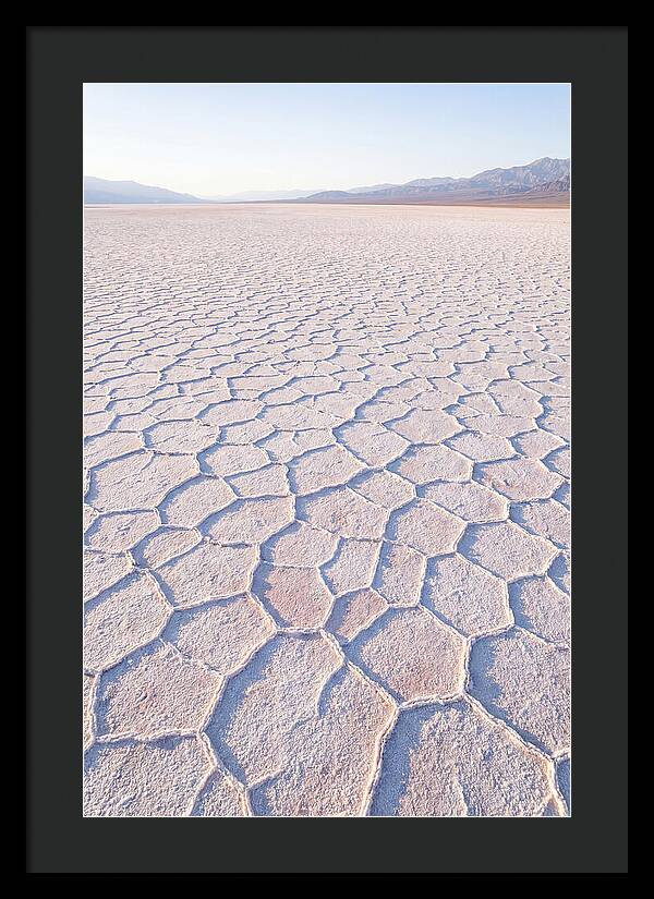 Topdown View Of Salt Flats
