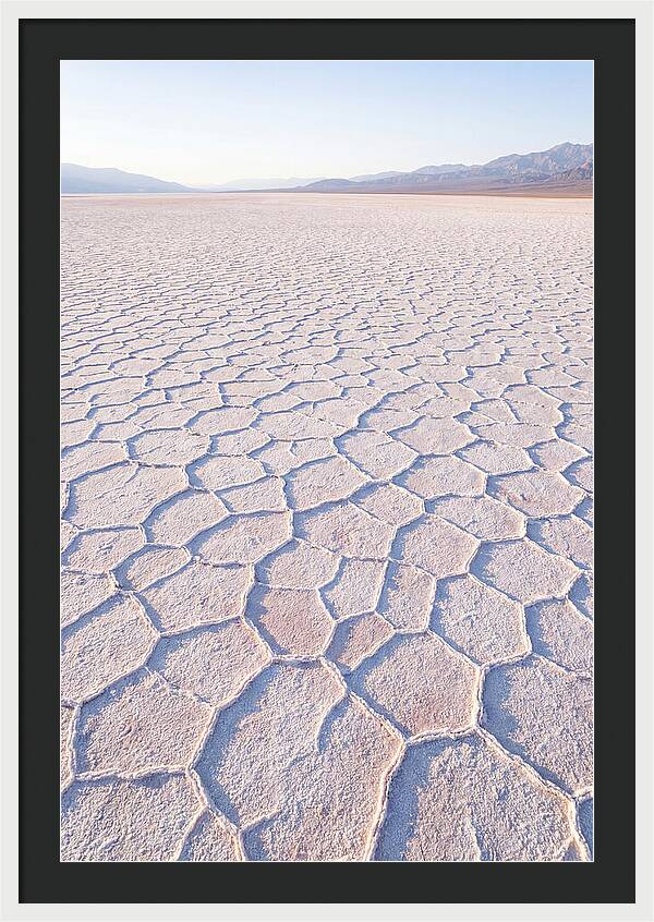 Topdown View Of Salt Flats
