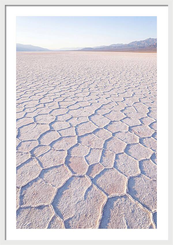 Topdown View Of Salt Flats
