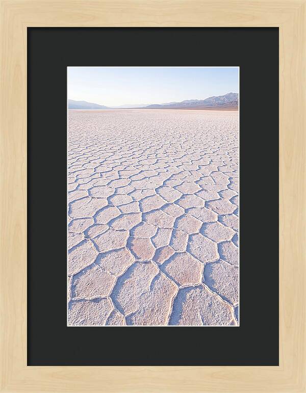 Topdown View Of Salt Flats
