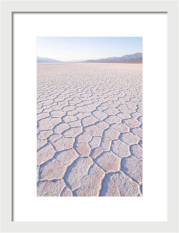 Topdown View Of Salt Flats