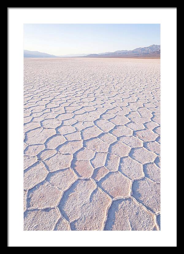 Topdown View Of Salt Flats