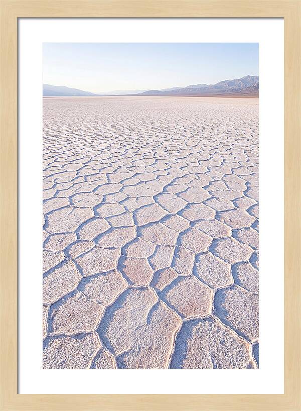Topdown View Of Salt Flats