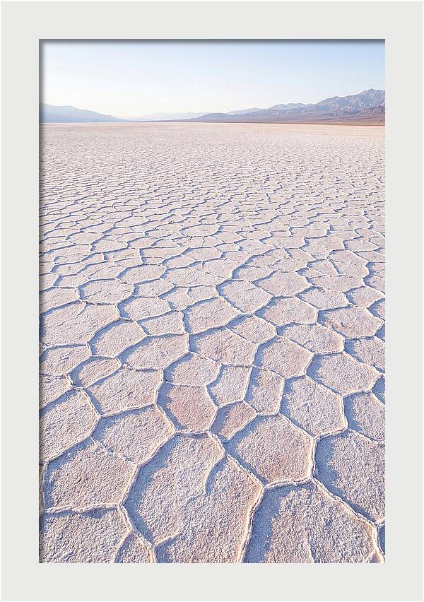 Topdown View Of Salt Flats