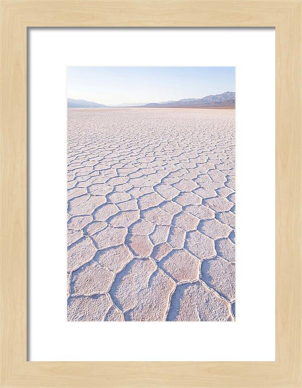 Topdown View Of Salt Flats