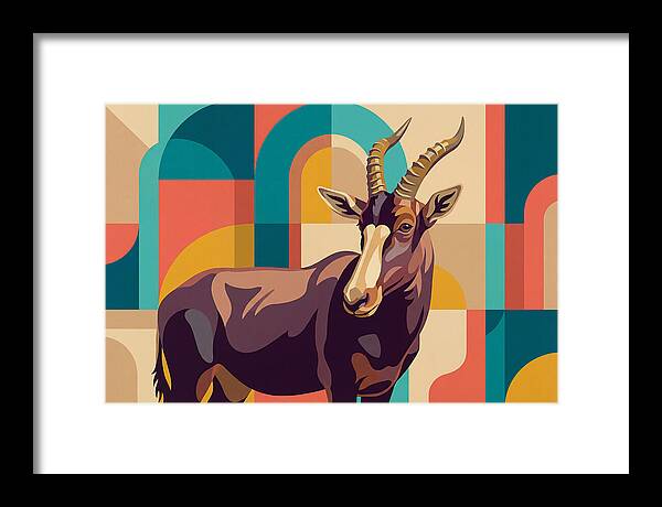 Topi In Abstract Colors