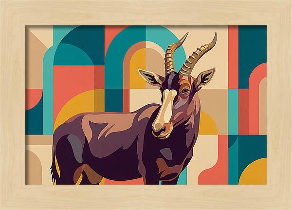 Topi In Abstract Colors