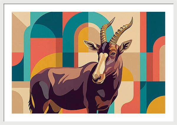 Topi In Abstract Colors