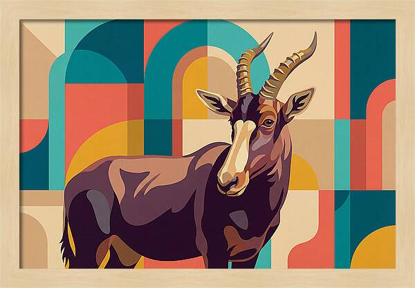Topi In Abstract Colors
