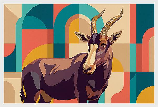 Topi In Abstract Colors