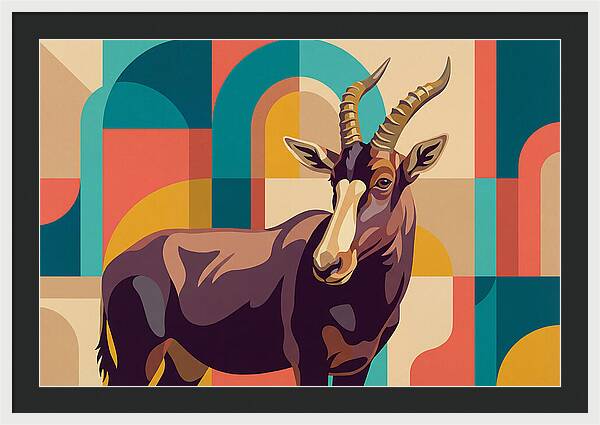 Topi In Abstract Colors