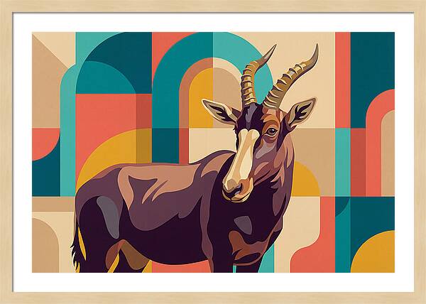 Topi In Abstract Colors