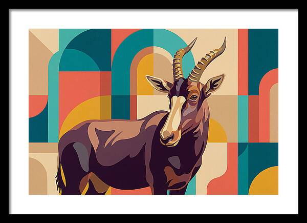Topi In Abstract Colors