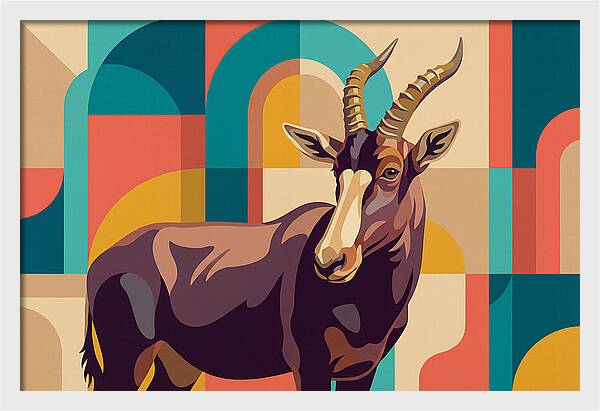 Topi In Abstract Colors