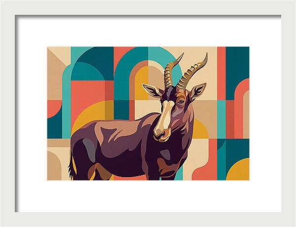 Topi In Abstract Colors