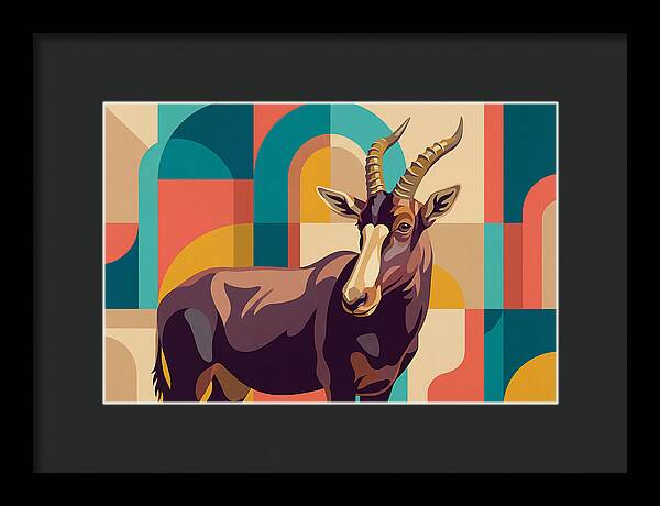 Topi In Abstract Colors
