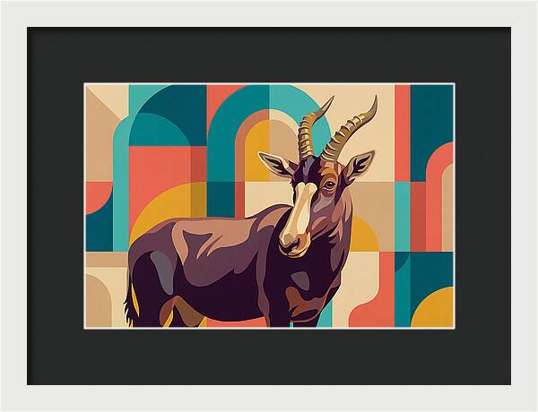 Topi In Abstract Colors