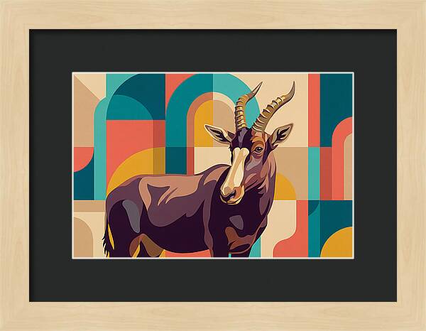 Topi In Abstract Colors