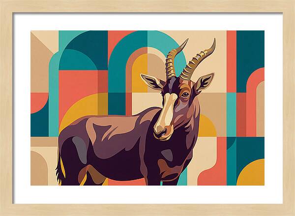 Topi In Abstract Colors