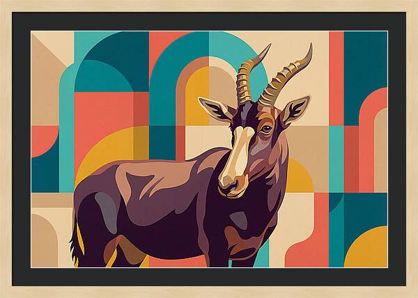 Topi In Abstract Colors
