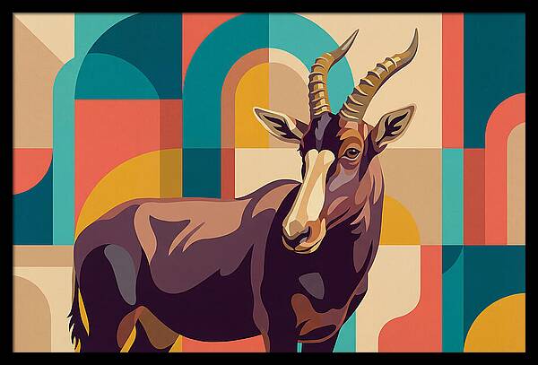 Topi In Abstract Colors
