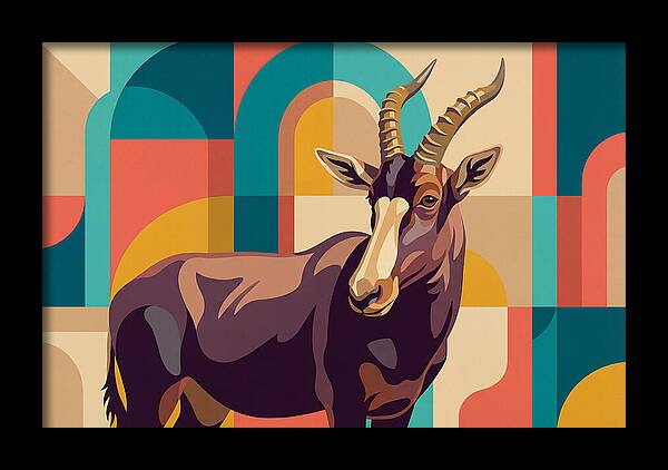 Topi In Abstract Colors