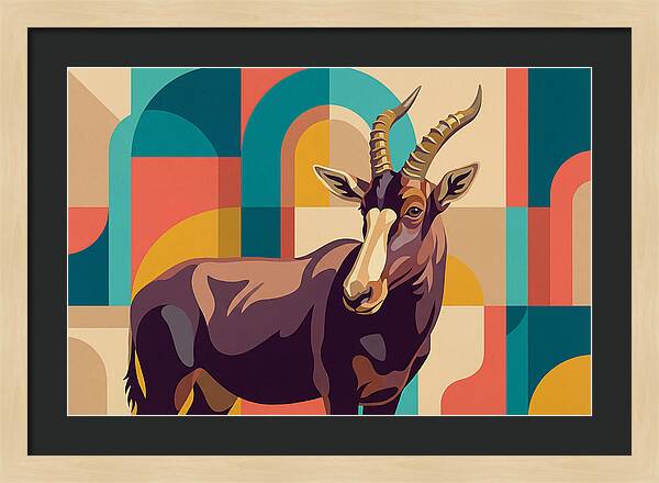 Topi In Abstract Colors