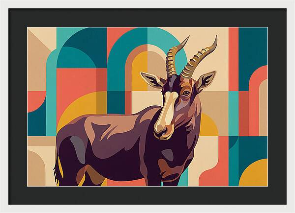 Topi In Abstract Colors