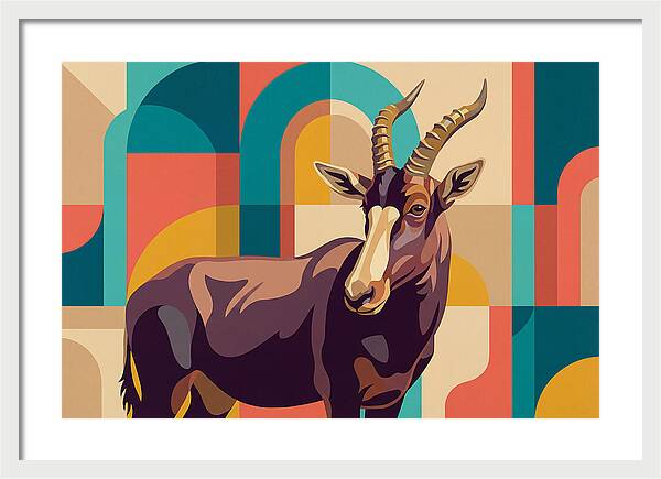 Topi In Abstract Colors